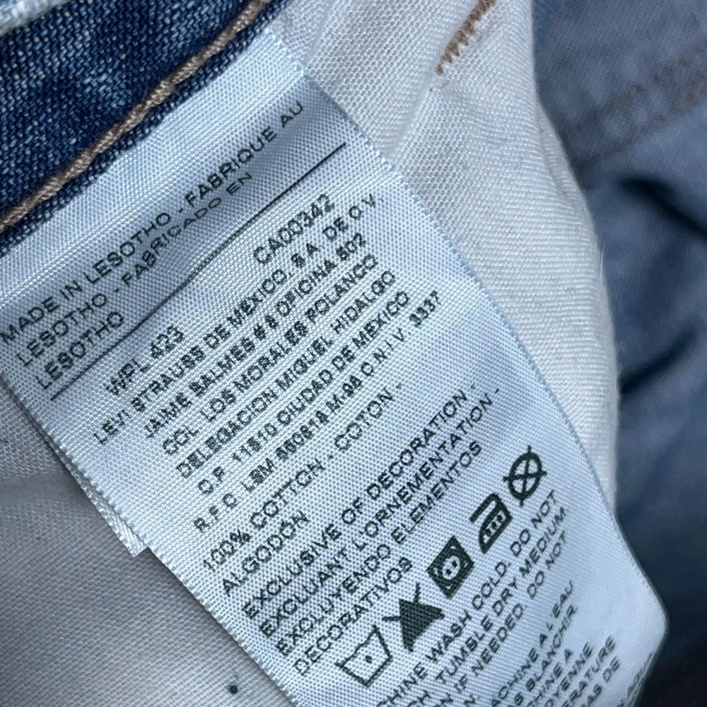 Vintage Y2K Levis Carpenter Jeans Men 40x30 Baggy Skate Grunge Work Wear A33 - Picture 14 of 16